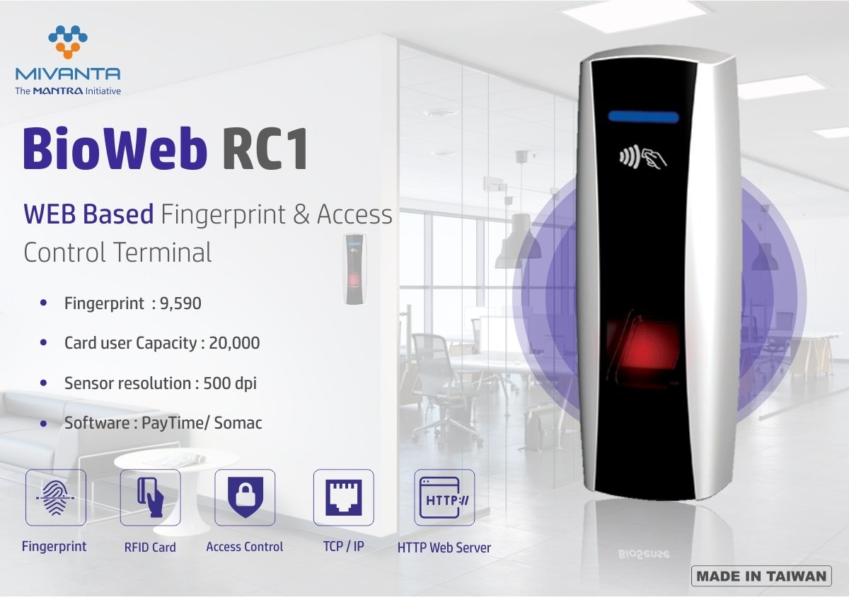 Web Based Access Control & Time Attendance